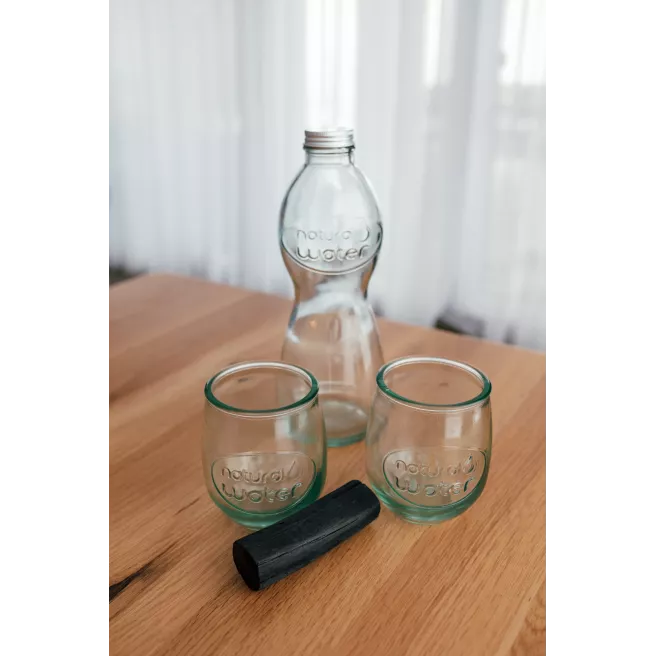 Natural Water Set 1L + 2 glasses 600ml