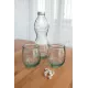 Set Natural Water 1L + 2 verres 600ml + perles